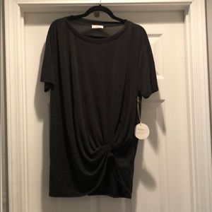 Side Knot Short Sleeve Top